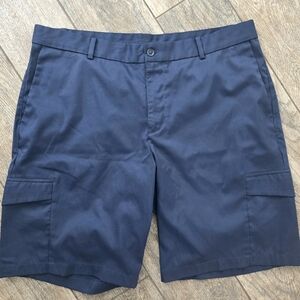 Nike Men's Navy Blue Cargo Golf Shorts Sz 36 Dri Fit